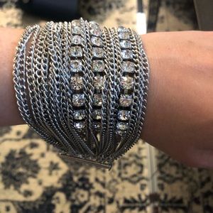 Silver chain bracelet